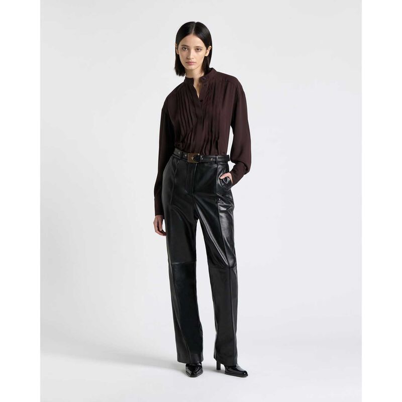 Cue Georgette Pin Tuck Pleated Blouse image number 7